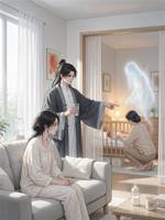 女兒滿月宴上，道長說我媽媽不是活人